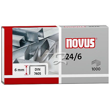 spojovače NOVUS 24/6  Standard/1000ks