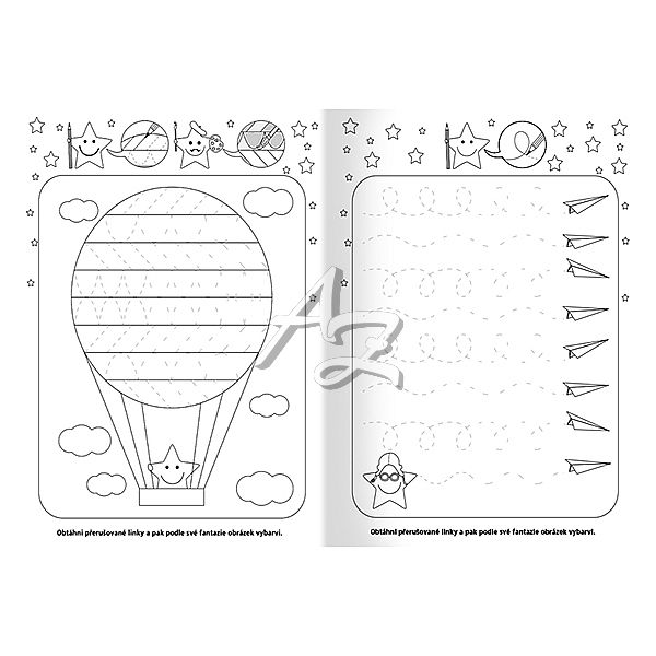 grafomotorická cvičení A4, Pro šikovné děti