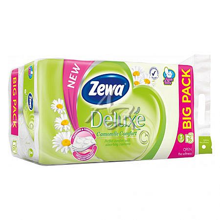 toaletní papír Zewa Deluxe Camomile/16ks 3vrstvý 19,3m