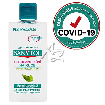 SANYTOL 75ml.dezinfekční gel na ruce