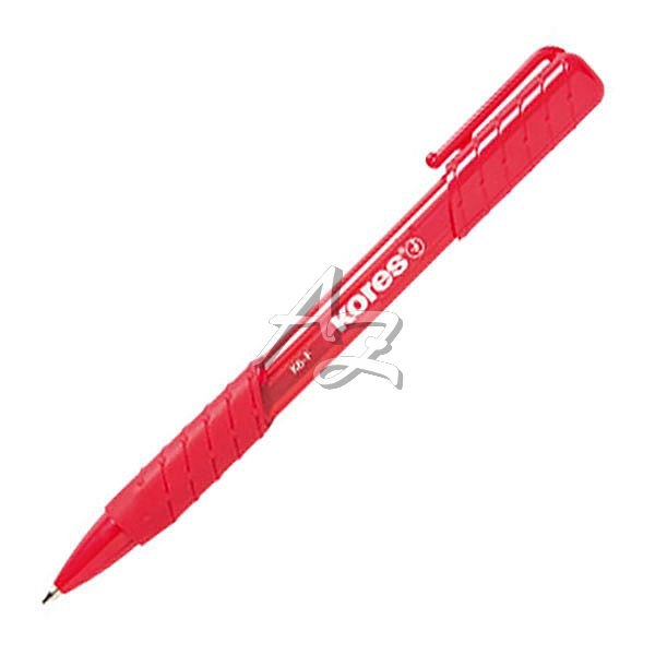 kuličkové pero Kores K6 PEN, 0,7mm, náplň dle těla pera - barevné varianty