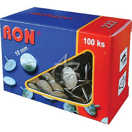 připínáčky RON 222 10mm ZN/100ks