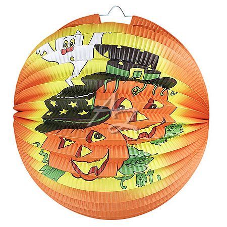 lampion koule 25cm Halloween Veselá dýně