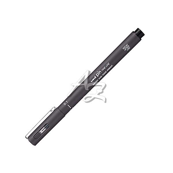 liner Uni PIN 01, 0,1mm, Tmavě šedý