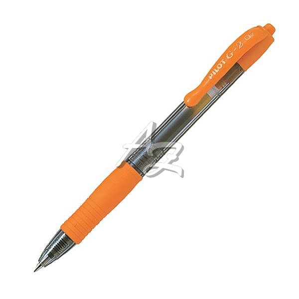 gelový roller Pilot G-2, 2605-706, M, 0,7mm, Oranžový