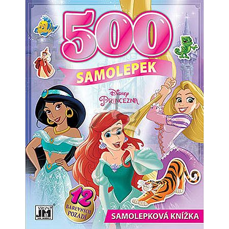 samolepková knížka, 500 samolepek, Disney Princezny