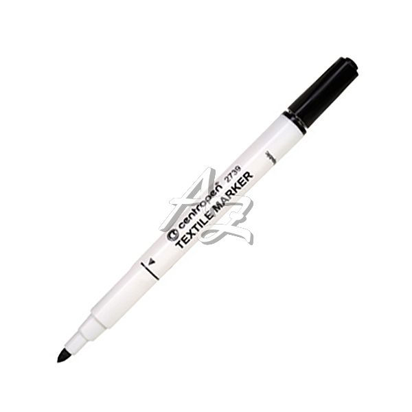 Centropen popisovač 2739, Textile, 3,9mm, válcový hrot - barevné varianty