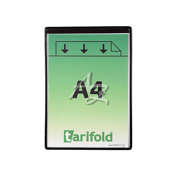 ochranný rámeček magnetický Tarifold A4/5ks, otevřený shora, Černý