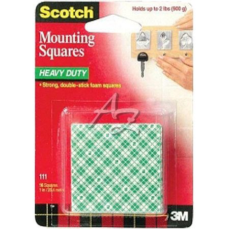 pěnové mont. čtvereček SCOTCH  25x25/16ks  3M