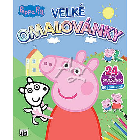 velké omalovánky, Prasátko Peppa