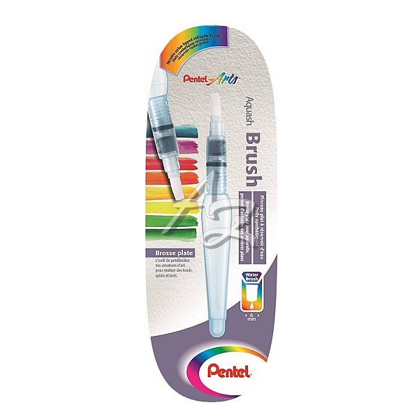 vodní štětec se zásobníkem Pentel Aquash, XFRH/1-MH plochý