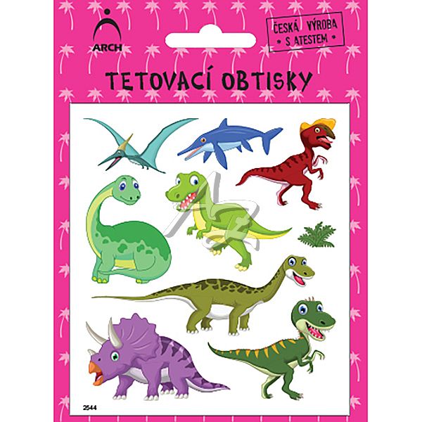 tetovací obtisky dinosauři 04 2544