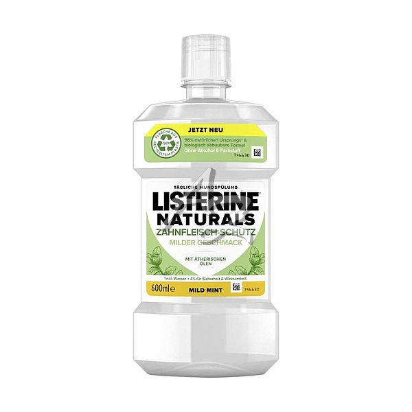 ústní voda LISTERINE 600ml. Naturals Milde Geschmack