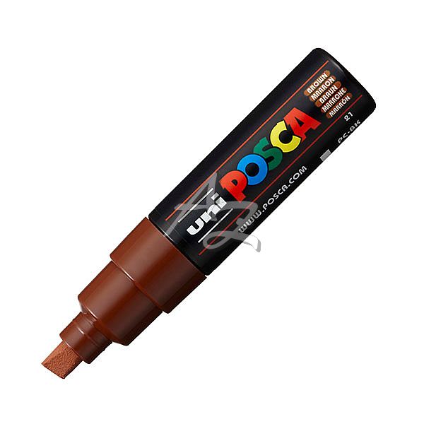 popisovač Uni Posca PC-8K  akrylový, 8,0mm, seříznutý široký hrot