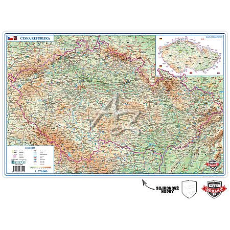 stolní psací podložka 600x390mm-MAPA ČR