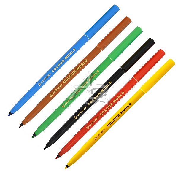 popisovač Centropen 7550, Colour World, 1mm - barevné varianty