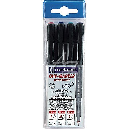 Centropen liner 2636/4 OHP Permanent Marker 