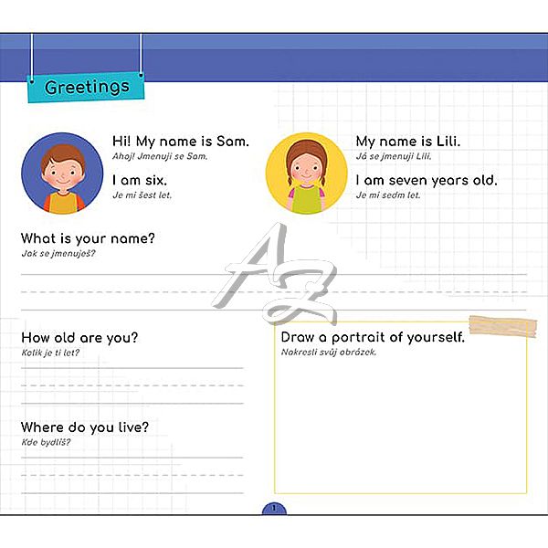 Pracovní sešit, Už mluvím anglicky