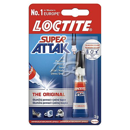 lepidlo Loctite® 3g. Super Attak Liquid original