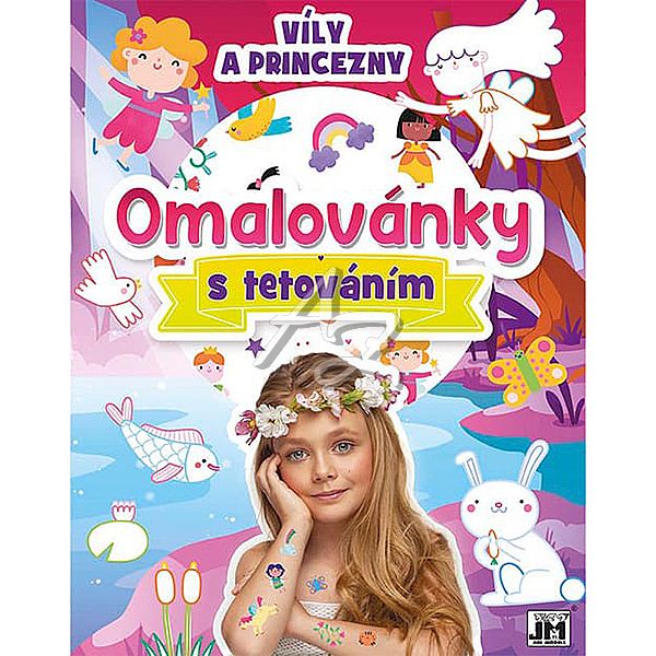 omalovánky s tetováním, Víly a princezny