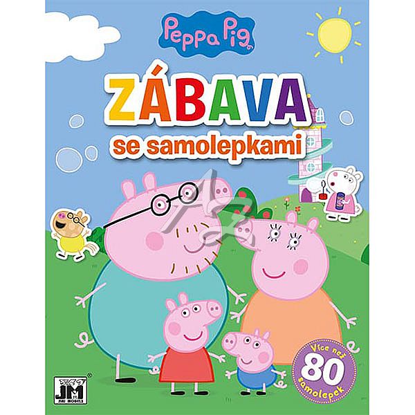 samolepková knížka, Zábava se samolepkami, Prasátko Peppa