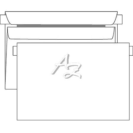 obálka C6 samolepicí/1000ks, 162x114mm, s krycí páskou, Bílá