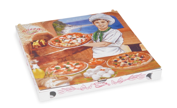 Pizza krabice z vlnité lepenky