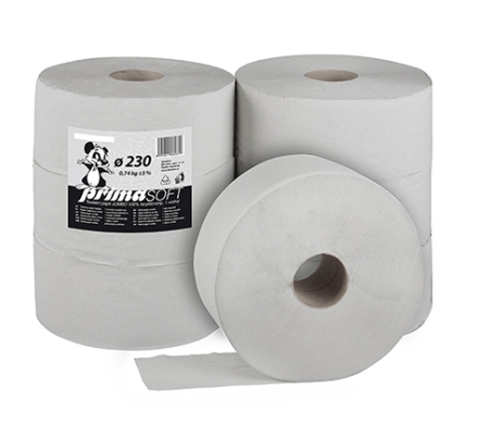 Toaletní papíry na větších návinech (Jumbo) a zásobníky