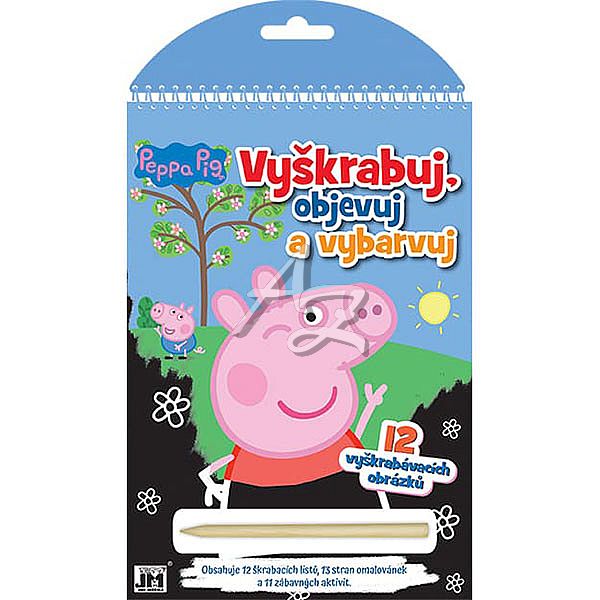 vyškrabuj, objevuj, vybarvuj, Prasátko Peppa