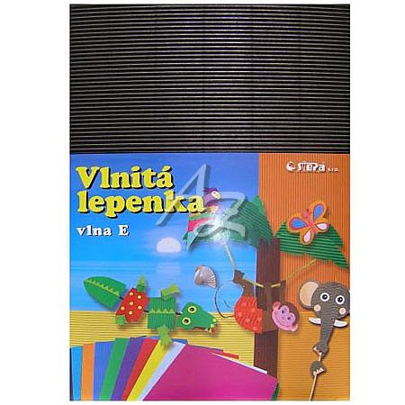 lepenka rovná 345x245mm/10ks, Stp, Černá