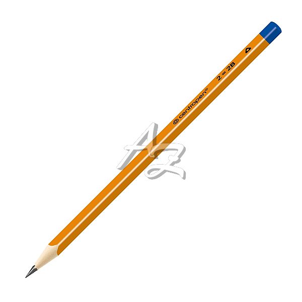 Centropen tužka č.2 9511 Žlutý plášť, 3hranná