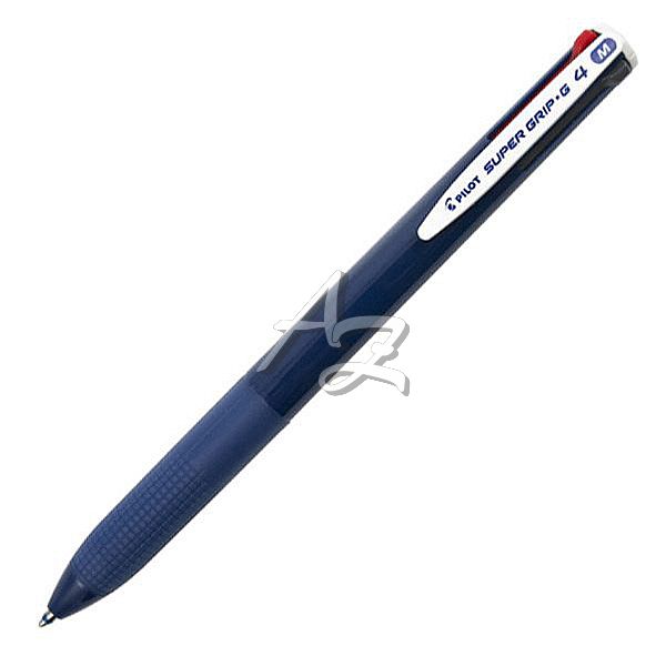 kuličkové pero Pilot SuperGrip G-4, 2004-103, 4barevné, Modré Navy