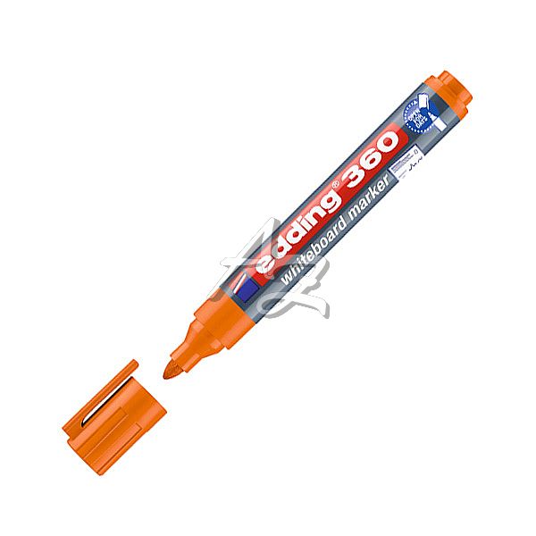 popisovač Edding 360-006, Whiteboard marker, Oranžová