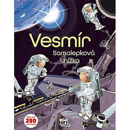 velká samolepková knížka, 5+, Vesmír