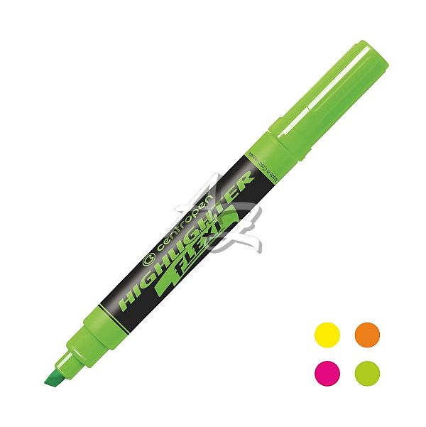 zvýrazňovač Centropen 8542, Flexi, 1-5mm, - barevné varianty