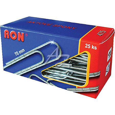 spony kancelářské RON 475 75mm ZN/25ks