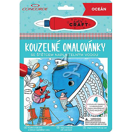 kouzelné omalovánky Oceán