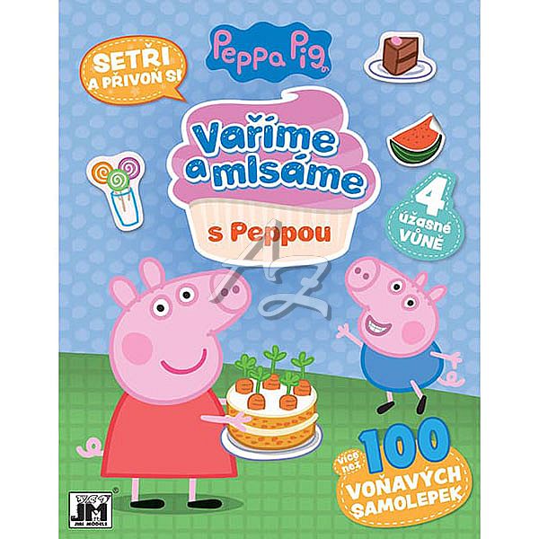 samolepková knížka, Vaříme a mlsáme, Prasátko Peppa