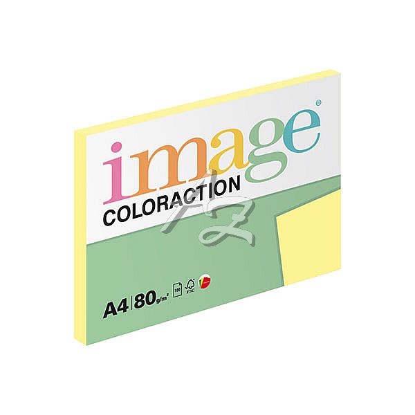 Image Coloraction papír A4/ 80g./100listů Desert-žlutá pastelová