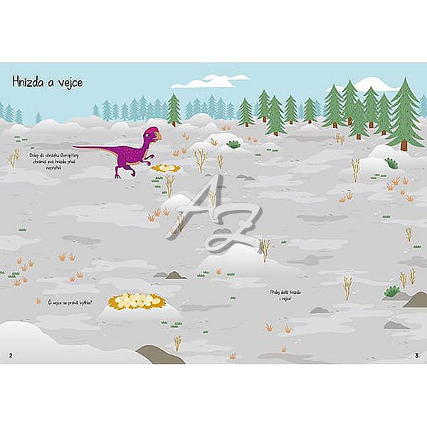 samolepková knížka, Moje první samolepkování, Dinosauři