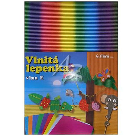 lepenka rovná 345x245mm/10ks, Stp, Duhová