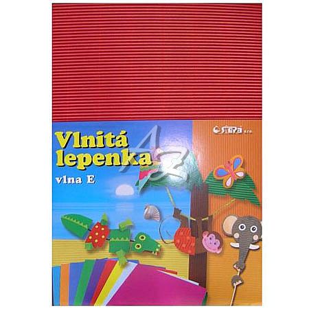 lepenka rovná 345x245mm/10ks, Stp, Červená