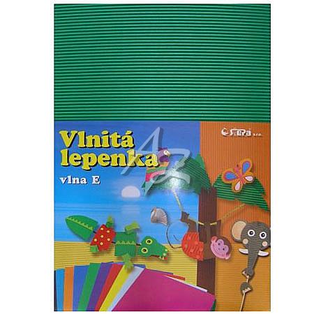 lepenka rovná 345x245mm/10ks, Stp, Zelená