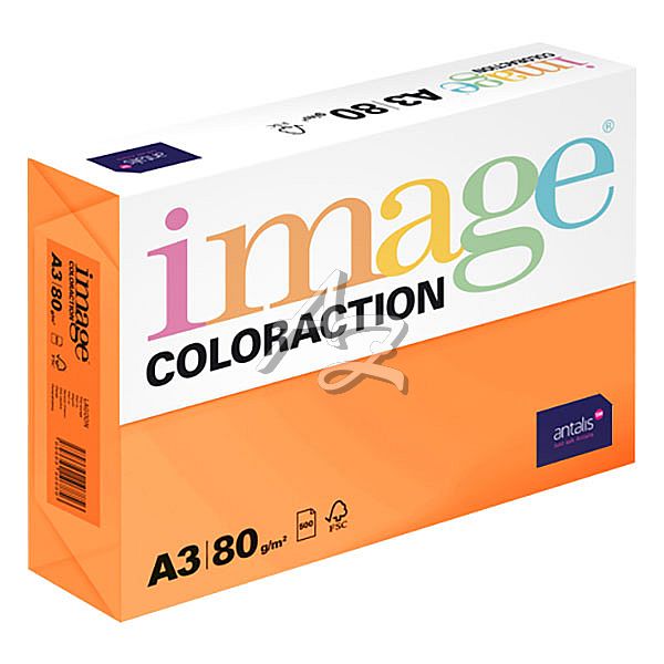 papír A3/ 80g./500l. Image Coloraction® Acapulco-oranž reflexní