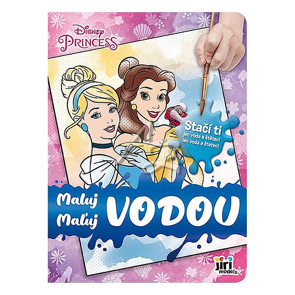 maluj vodou A4, Disney Princezny