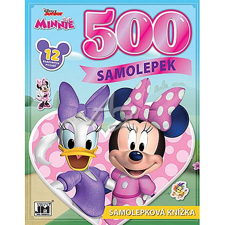 samolepková knížka, 500 samolepek, Minnie