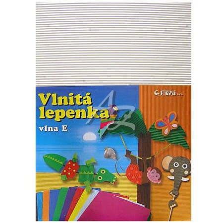 lepenka rovná 345x245mm/10ks, Stp, Bílá