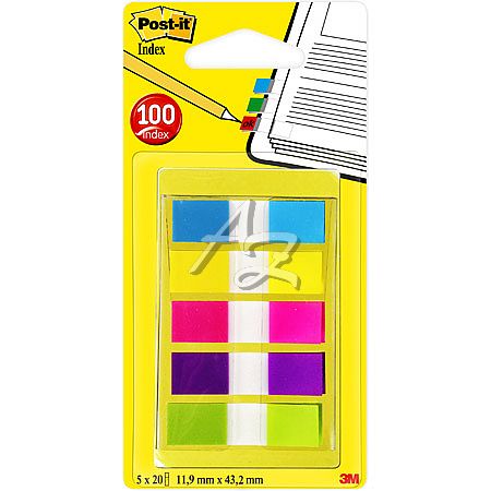 záložky samolepicí 12x43mm/5x20ks Post-it®