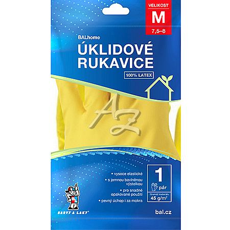 gumové rukavice Balhome žluté - více variant