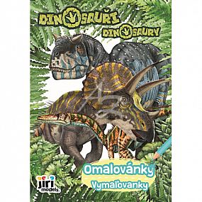 omalovánky A5, Dinosauři